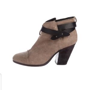 RAG & BONE SUEDE ANGLE BOOTS 9.5